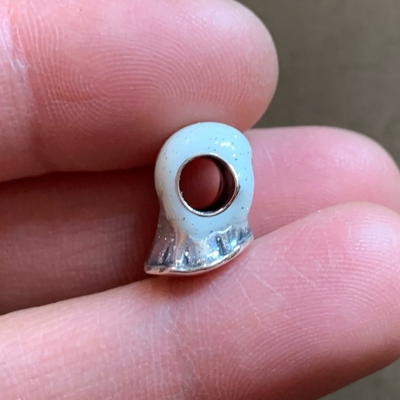 NWOT Glow-in-the-dark Boo Ghost Charm Sterling Silver 925 - Picture 3 of 10